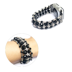 Di lusso da donna con perline di diamanti cinturino con fibbia in metallo braccialetto intelligente per <span class=keywords><strong>Apple</strong></span> <span class=keywords><strong>Watch</strong></span> <span class=keywords><strong>6</strong></span> - Product Image 6