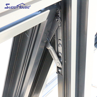 Ventana de Aluminio Triple con Diseño de Ventanas Fijas