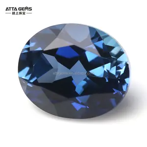 Menciptakan Safir Biru #34 Ceylon Safir Biru Corundum Oval Harga Kompetitif