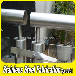 Design moderne 304 en acier inoxydable main courante verre escalier extérieur <span class=keywords><strong>rampe</strong></span> - Product Image 2