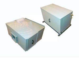 Unité emballée horizontale refroidie <span class=keywords><strong>à</strong></span> l'eau R410A compresseur condenseur matériau en aluminium <span class=keywords><strong>pompe</strong></span> <span class=keywords><strong>à</strong></span> <span class=keywords><strong>chaleur</strong></span> eau-air avec moteur durable - Product Image 5
