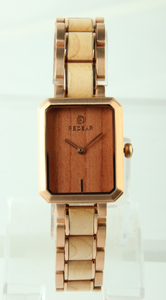 2018 all'ingrosso quadrato <span class=keywords><strong>in</strong></span> acciaio inox <span class=keywords><strong>in</strong></span> laici orologio di <span class=keywords><strong>legno</strong></span> orologio <span class=keywords><strong>da</strong></span> polso per le donne. Reloj de madera... - Product Image 2