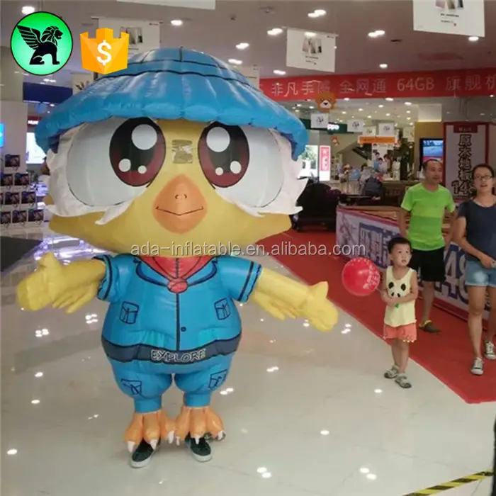 New Design Inflatable Owl Cartoon Costume For Adervitising W05085