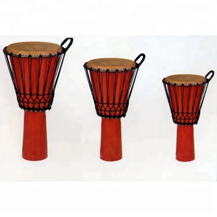 Leve corda madeira djembe tambor de Percussão Instrumento Musical para o presente