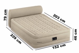 Intex 64460 Fiber-tech Downy Raised Queen Size Ultra Plush Air Bed 1.52m * 2.29m * 79cm Home Furniture Bedroom Furniture, ar Moderno - Product Image 5