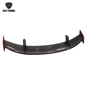 Alerón trasero de fibra de carbono para coche, accesorio para <span class=keywords><strong>Mercedes</strong></span> <span class=keywords><strong>CLA</strong></span> clase W117 C117 CLA45 GT, con línea roja <span class=keywords><strong>CLA</strong></span> <span class=keywords><strong>200</strong></span> 250 260 CLA45 2013 - UP - Product Image 3
