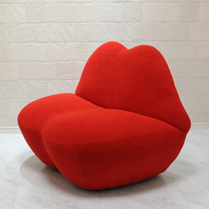 Modern stil stoff sofa 1 sitzer sex sofa stuhl Lip stuhl - Product Image 4