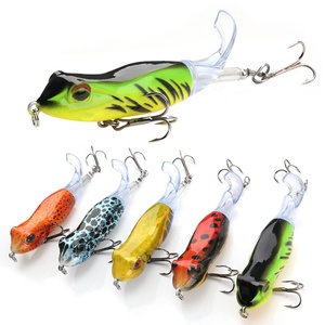 Toptan üst su plopper yapay balık yemler minnow levrek bas <span class=keywords><strong>tilapia</strong></span> balıkçılık kurbağa whopper popper lures - Product Image 1