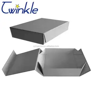 Delivery Packaging Boxes Fast Delivery Flat Pack Gift Box With Magnetic Closure