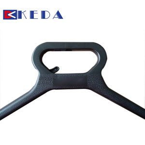 Alta Qualidade Ajustável Preto Folding Gancho Plástico Cabide Convenientemente Dobrável e Fácil de Usar-para Organizador de Roupas