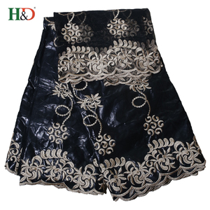 H & D Top Africain Dentelle Coton Broderie Tissu <span class=keywords><strong>Bazin</strong></span> <span class=keywords><strong>Getzner</strong></span> Avec Bon Prix - Product Image 2