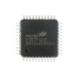 IC Sirkuit Terpadu HT67F489 A/D + LCD Flash MCU SMT LQFP44 Komponen Elektronik untuk Daftar BOM