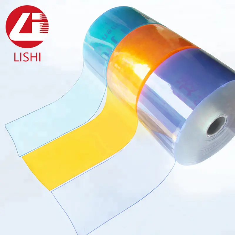 Cortina de vinilo plástico LISHI tira transparente cortina de PVC