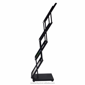 Có thể gập Pop Up 4 Túi Tạp Chí Văn Học Brochure Danh Mục Chủ Rack Đứng Với Xách Tay Nhôm Oxford Trường Hợp Đối Với Hiển Thị - Product Image 6