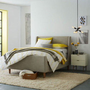 Armadietto in acciaio inossidabile oro bianco 2 cassetti letto di nidificazione <span class=keywords><strong>accanto</strong></span> al tavolo - Product Image 3