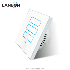 Lanbon intelligent maison intelligente wifi interrupteur mural, interrupteur de lumière de travail avec Google home et <span class=keywords><strong>Amazon</strong></span> Alexa - Product Image 5