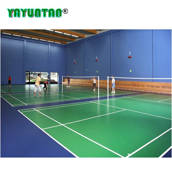 Haute qualité acrylique plancher de badminton