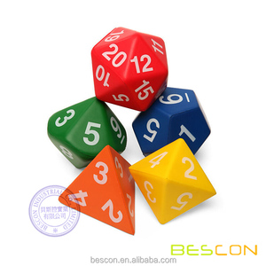 Juego de <span class=keywords><strong>dados</strong></span> poliédricos de espuma gigante - Product Image 1