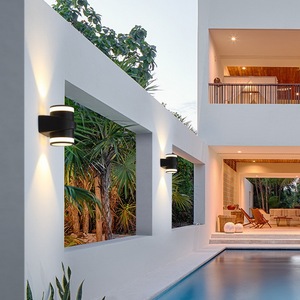 Lámpara de Pared LED COB para Exteriores Kontak, IP65, 12W, 3000K, Residencial, con Iluminación Superior e Inferior - Product Image 6