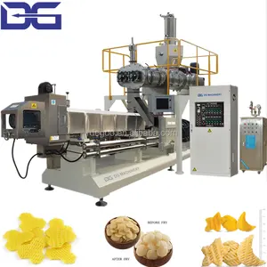 Fabrikasyon Patates Cips Snack Pelet Yapma Makinesi 3d Fryums Ekstruder Makinesi
