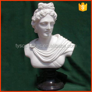 Statue de tête <span class=keywords><strong>en</strong></span> <span class=keywords><strong>marbre</strong></span> blanc célèbre, sculpture de <span class=keywords><strong>buste</strong></span> de Newton sculptée à la main dans la pierre - Product Image 4