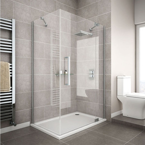 Puerta de <span class=keywords><strong>Ducha</strong></span> de Vidrio sin Marco de 10 mm de Espesor, Puerta Interior de Vidrio para <span class=keywords><strong>Ducha</strong></span> - Product Image 5