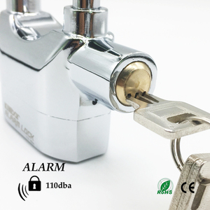Kinbar-<span class=keywords><strong>candado</strong></span> de alarma antirrobo <span class=keywords><strong>para</strong></span> motocicleta, aleación de zinc, 110db, color negro - Product Image 6