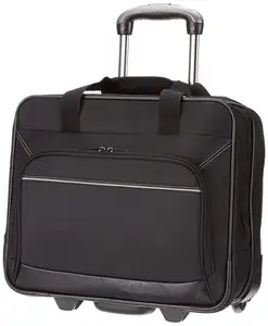 Rolling Teacher Bag with Laptop Compartment and Detachable Dolly