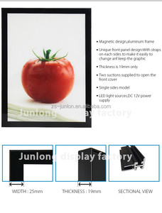 Cadre photo personnalisé <span class=keywords><strong>à</strong></span> led, boîte lumineuse pour <span class=keywords><strong>menu</strong></span> de restaurant - Product Image 2