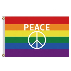 Paix <span class=keywords><strong>arc</strong></span>-<span class=keywords><strong>en</strong></span>-<span class=keywords><strong>ciel</strong></span> LGBT symbole cour drapeau jardin automobile assurance agriculture éducation <span class=keywords><strong>agence</strong></span> de voyage numérique tissu voiture utilisation - Product Image 6