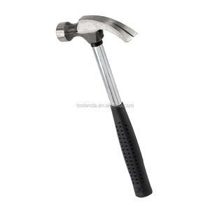 Martillo de garra de 16oz Mango de tubo de acero Empuñadura de PVC-Fácil de usar para cualquier persona - Product Image 1