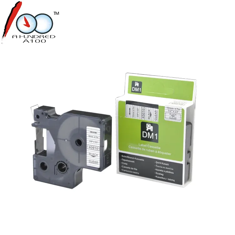 Совместимая Кассета для Этикеток Dymo D1 45010 45011 45012 45013 45014 45015 45016 45017 45020 12 мм * 7 м