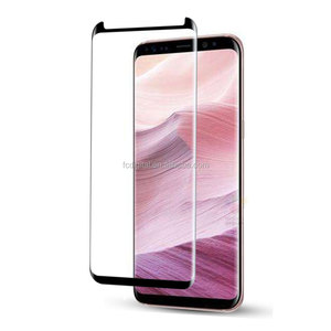 2018 nuevo tamaño pequeño 3D cubierta completa borde curvado protector de pantalla de vidrio templado para <span class=keywords><strong>Samsung</strong></span> <span class=keywords><strong>Galaxy</strong></span> S9 más - Product Image 1