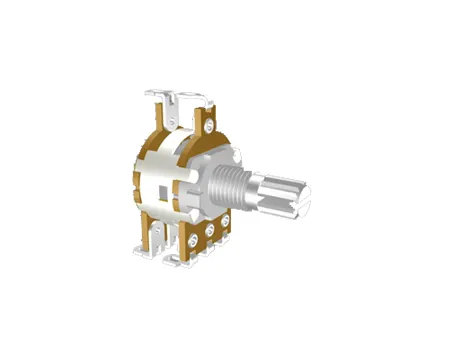 HW-16KGE quality precise dual unit switched rotary Potentiometer