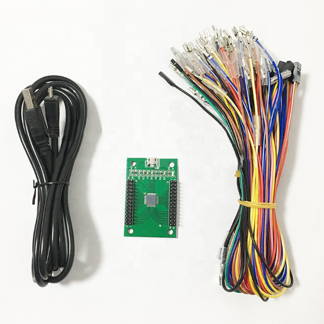 Hot Selling DIY 2 Players Controller With LED /USB to Jamma Arcade Game Controller/Arcade Game Machine Accessories