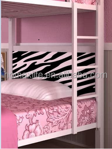 Chambre à coucher de haute qualité Mobilier moderne <span class=keywords><strong>Lit</strong></span> superposé <span class=keywords><strong>en</strong></span> <span class=keywords><strong>métal</strong></span> <span class=keywords><strong>blanc</strong></span> avec motif zèbre - Product Image 4