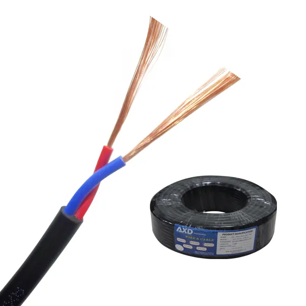 AXD/XUNDAO 2Core Flat Power cable for LED Light CE/ISO/ROHS