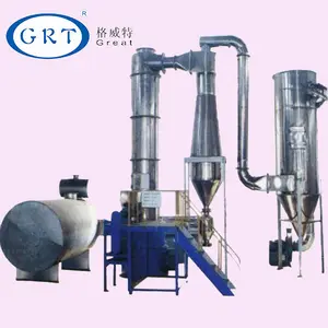 Cassava strach metal component spin flash dryer for South Africa market fluid bed dryer granul