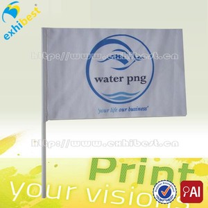 País o logotipo de la empresa imprenta reposteria poliester bandera ondeando personalizado, Bandera de la mano - Product Image 2