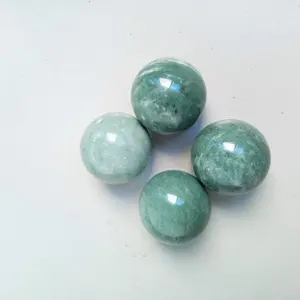 Bola de mármore colorida polida, esfera de mármore polida colorida para massagem manual