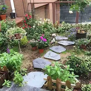 Pierres à marches de <span class=keywords><strong>jardin</strong></span> en caoutchouc, 2 pièces, bon marché, approvisionnement chinoise, pierre de paysage naturelle - Product Image 1