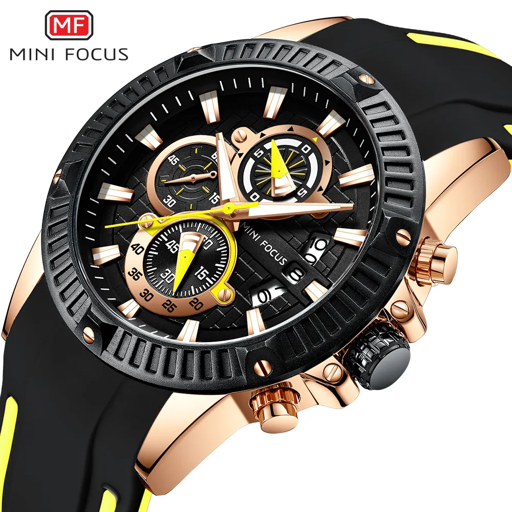 Mf relógios de pulso, famoso, de marca, japonês, movt, relógios, aço inoxidável, personalizado, esportivo