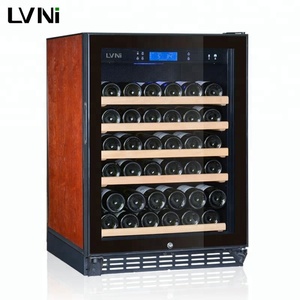 Lvni LED acero inoxidable de doble temperatura electrónico construido en <span class=keywords><strong>el</strong></span> enfriador de vino enfriador nevera <span class=keywords><strong>bodega</strong></span> máquina - Product Image 3