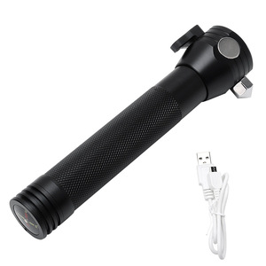 <span class=keywords><strong>Linterna</strong></span> de Seguridad Recargable USB Boruit, <span class=keywords><strong>Linterna</strong></span> <span class=keywords><strong>Solar</strong></span> Multifunción con Brújula - Product Image 4