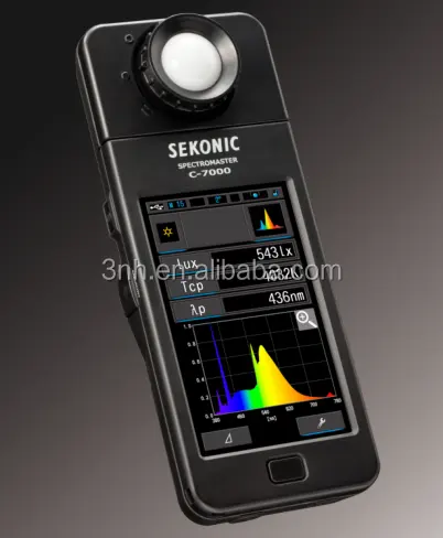 Sekonic c-7000光スペクトルメーター分光フォトメーター照度色温度メーター380nm〜780nm