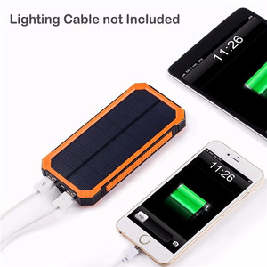 Alimentation mobile haute énergie 20000mah <span class=keywords><strong>Chargeur</strong></span> de <span class=keywords><strong>batterie</strong></span> <span class=keywords><strong>solaire</strong></span> étanche pour téléphones mobiles - Product Image 5