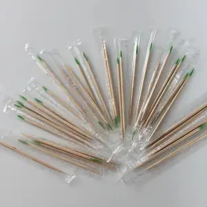 शीर्ष गुणवत्ता पर्यावरण के अनुकूल कागज/वायलनचेलो लिपटे लकड़ी toothpicks