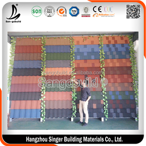 Muestra gratis Joya Azul Color Barato Piedra Recubierta de Metal <span class=keywords><strong>Material</strong></span> del Techo - Product Image 5