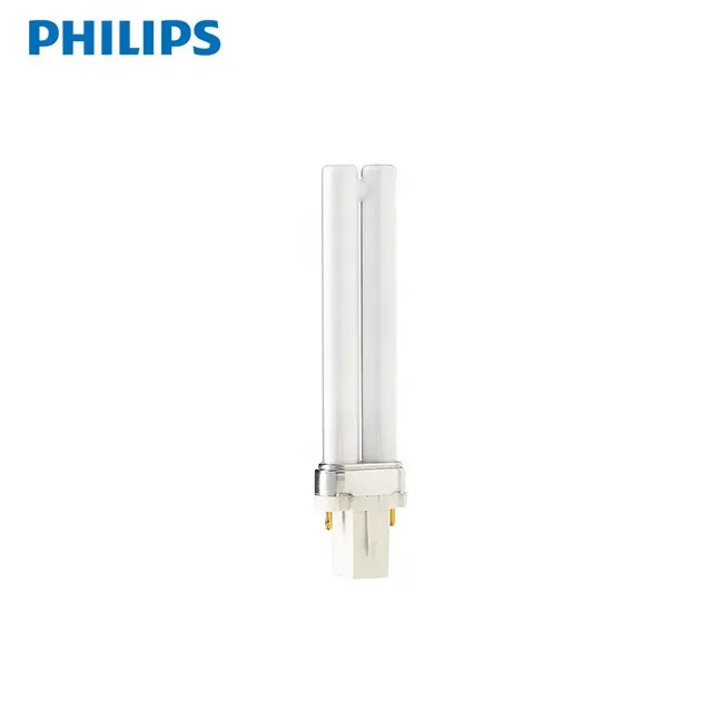 필립스 PL-S 2 핀 PLS 2 핀 11W 9W 7W 6500K 4000K 2700K 1CT/25 효율적인 낮은 와트 소형 형광등