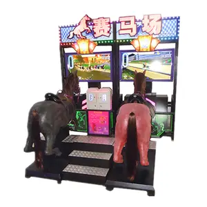 Obral Penjualan Terbaik Dalam Ruangan Olahraga Hiburan Koin Dioperasikan Arcade GoGo Jockey 2P Mesin Permainan Olahraga untuk Dijual